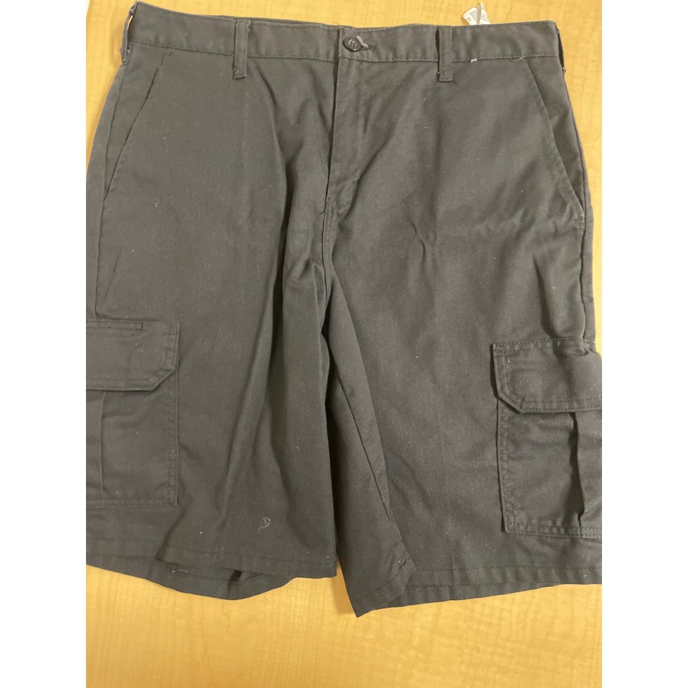 Dickies Loose Fit Cargo Shorts Black Mens WR213BK Workwear Twill